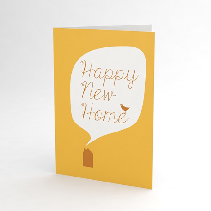 JUNOgraphics Klappkarte Umzug "Happy New Home" JUNOgraphics Klappkarte Umzug "Happy New Home"