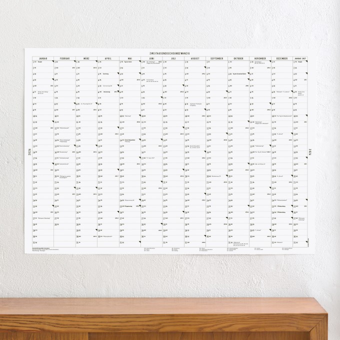 KLEINWAREN / VON LAUFENBERG Der Wandkalender 2026