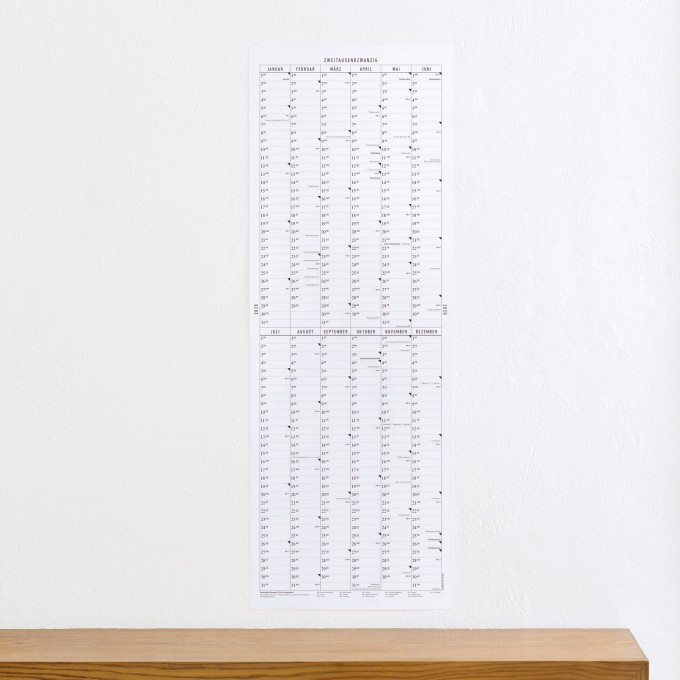 Der lange Wandkalender 2020 Der lange Wandkalender 2020