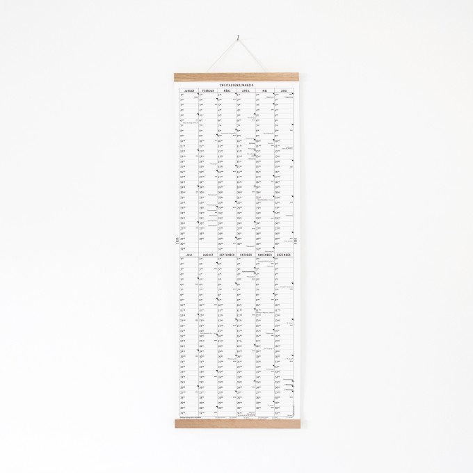KLEINWAREN / VON LAUFENBERG Der lange Wandkalender 2020 mit Posterleiste KLEINWAREN / VON LAUFENBERG Der lange Wandkalender 2020 mit Posterleiste
