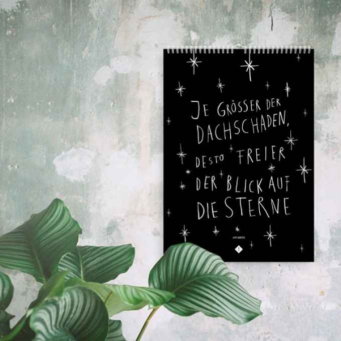 Wandkalender / Life Quotes 2019 Wandkalender / Life Quotes 2019