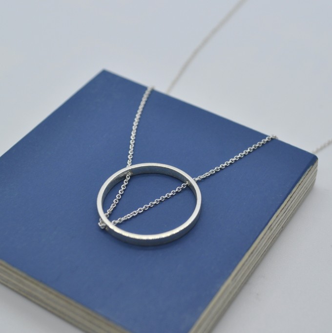 Kette "Durchgezogen" Rund aus 925/- Silber von DOPPELLUDWIG
