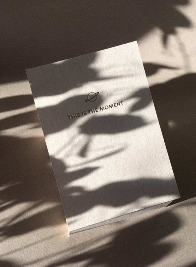 THIS IS THE MOMENT - A5 Print - Letterpress THIS IS THE MOMENT - A5 Print - Letterpress