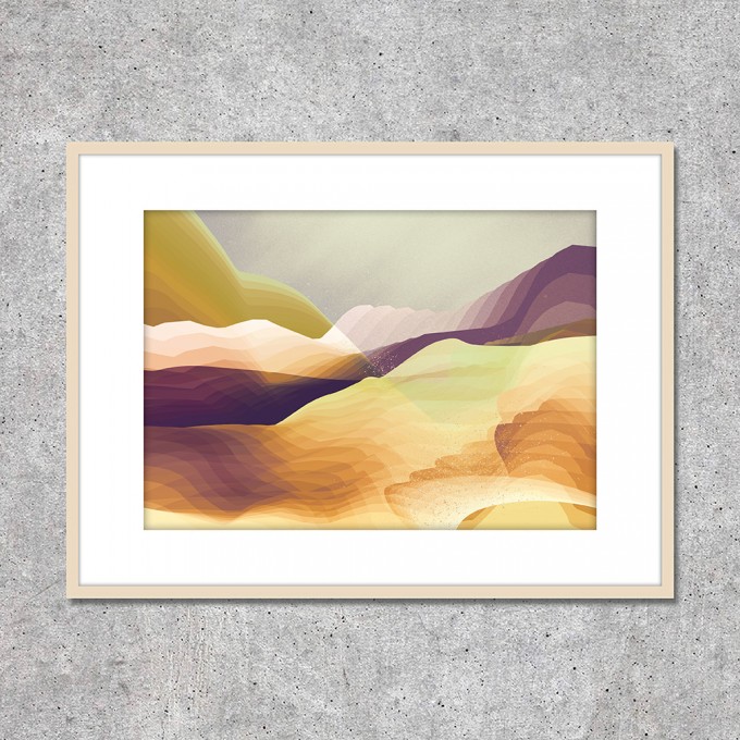 Look at me! Fine Art Print "Seven Hills" (DIN A2) Look at me! Fine Art Print "Seven Hills" (DIN A2)