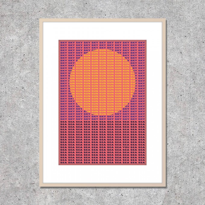 Look at me! Fine Art Print "Sit back" (DIN A2) Look at me! Fine Art Print "Sit back" (DIN A2)