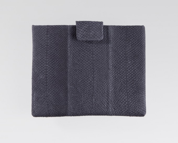 Lapàporter iPad case Lachsleder (platin) Lapàporter iPad case Lachsleder (platin)