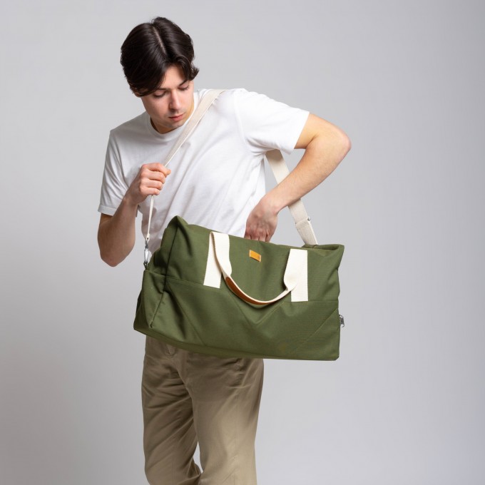 MULINU Reisetasche CLASSIC LASSE Khaki MULINU Reisetasche CLASSIC LASSE Khaki