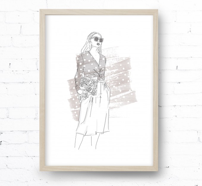 Kruth Design POSTER / LAURA BEIGE Kruth Design POSTER / LAURA BEIGE