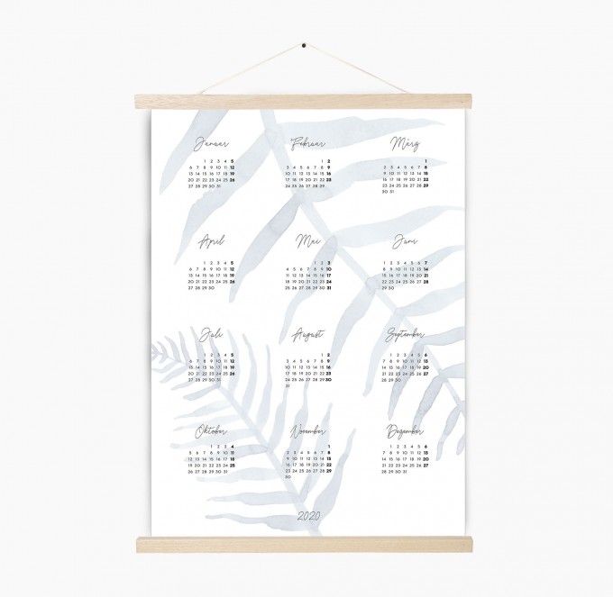 Kruth Design KALENDER 2020 / LEAF Kruth Design KALENDER 2020 / LEAF