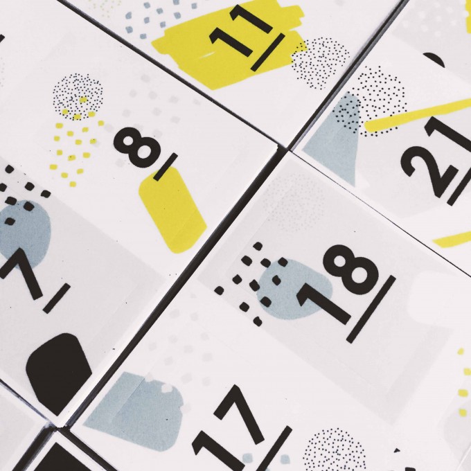 Love is the new black – ADVENTSKALENDER STICKER SET - COLOUR Love is the new black – ADVENTSKALENDER STICKER SET - COLOUR