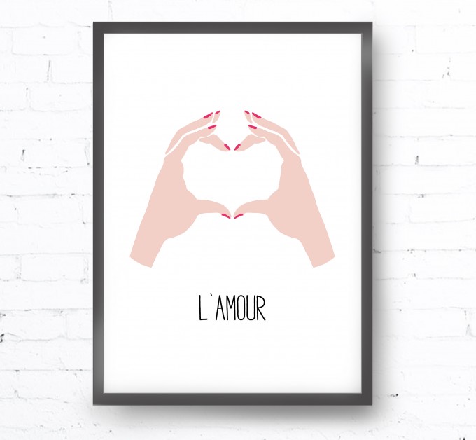 Kruth Design POSTER / L'AMOUR Kruth Design POSTER / L'AMOUR