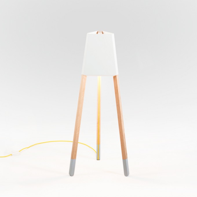 soform manufaktur Stehleuchte La3b 90 cm weiß soform manufaktur Stehleuchte La3b 90 cm weiß