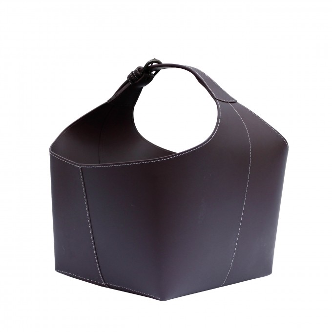 adorist. - Spielzeugkorb, Leder Korb zur Aufbewahrung, braun adorist. - Spielzeugkorb, Leder Korb zur Aufbewahrung, braun