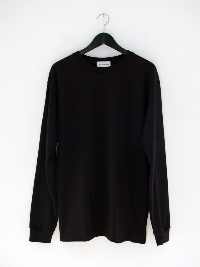AnotherBlank BASIC LONGSLEEVE BLACK 240G AB_LS_M_016 AnotherBlank BASIC LONGSLEEVE BLACK 240G AB_LS_M_016