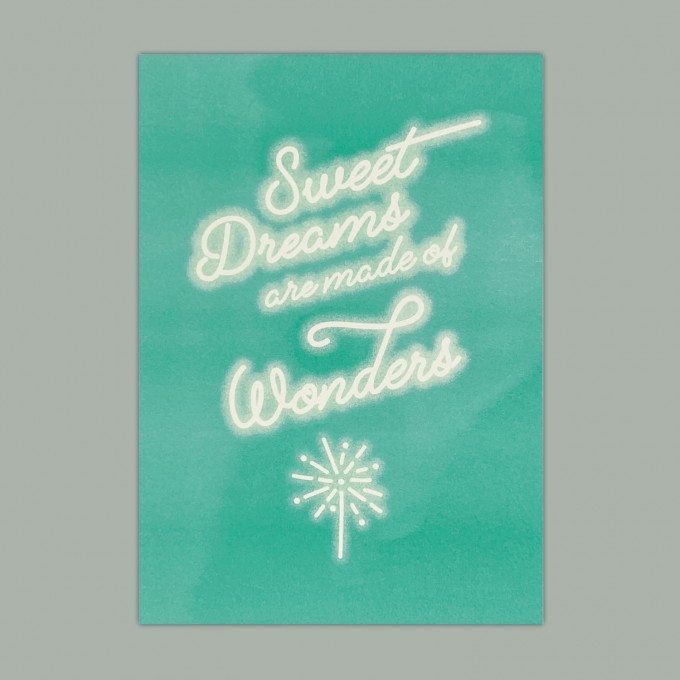 Feingeladen // KARAOKE INSPIRED // Sweet Dreams (MIFG), RISO-Kunstdruck, A5 Feingeladen // KARAOKE INSPIRED // Sweet Dreams (MIFG), RISO-Kunstdruck, A5