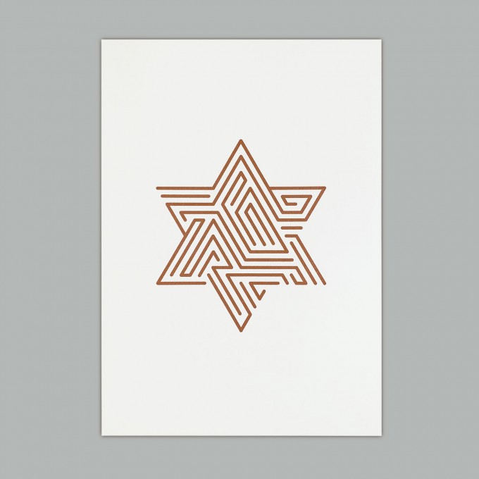 Feingeladen // LINE ART // Star (CP), RISO-Kunstdruck, A5 Feingeladen // LINE ART // Star (CP), RISO-Kunstdruck, A5