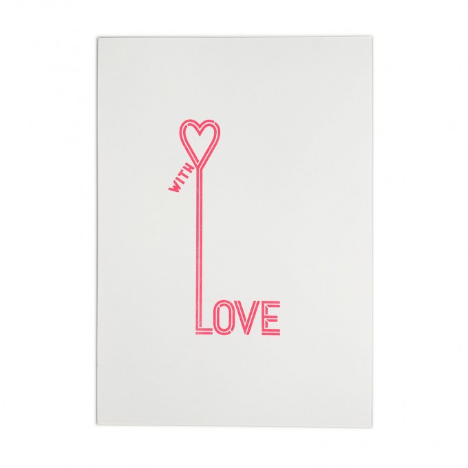 Feingeladen // TYPOGRAFICA // Love (FR) // RISO-Kunstdruck, A5 Feingeladen // TYPOGRAFICA // Love (FR) // RISO-Kunstdruck, A5