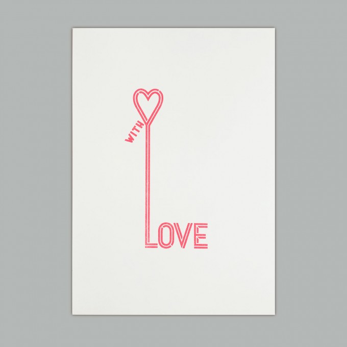 Feingeladen // TYPOGRAFICA // Love (FR) // RISO-Kunstdruck, A5 Feingeladen // TYPOGRAFICA // Love (FR) // RISO-Kunstdruck, A5