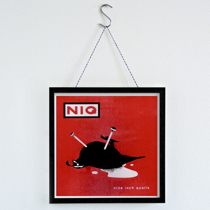 MEAT LOVE "Nine Inch Quails" Fleisch und Musik Riso Drucke von Black Matter MEAT LOVE "Nine Inch Quails" Fleisch und Musik Riso Drucke von Black Matter