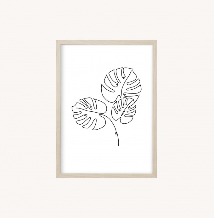 Kruth Design POSTER / MONSTERA Kruth Design POSTER / MONSTERA
