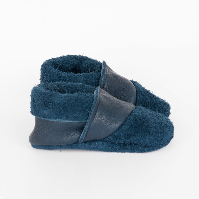 Franziska Klee Babyschuhe MOQ // Dunkelblau Franziska Klee Babyschuhe MOQ // Dunkelblau