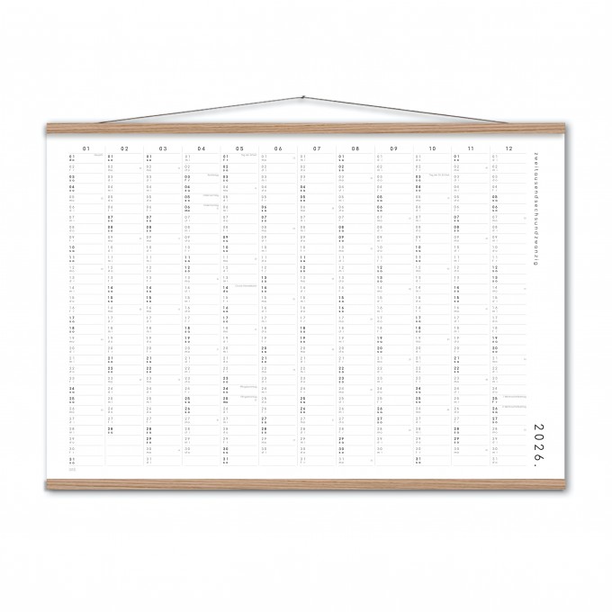A2 Kalender 2026 - SANS. 