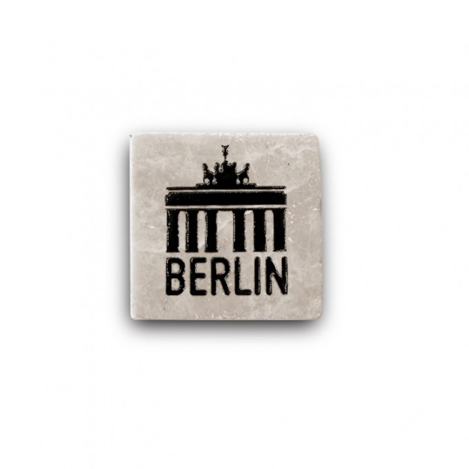 Stadtliebe® | Berlin Marmor Magnet "Berlin / Brandenburger Tor"