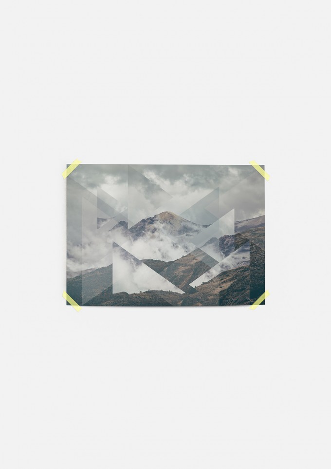 JOE MANIA / Modern Artprint Poster / Landscapes Scattered 2 Nevado del Ruiz JOE MANIA / Modern Artprint Poster / Landscapes Scattered 2 Nevado del Ruiz