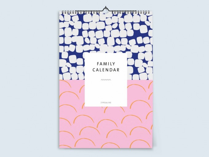 typealive / Familienkalender DIN A3 / Pattern 2020 typealive / Familienkalender DIN A3 / Pattern 2020