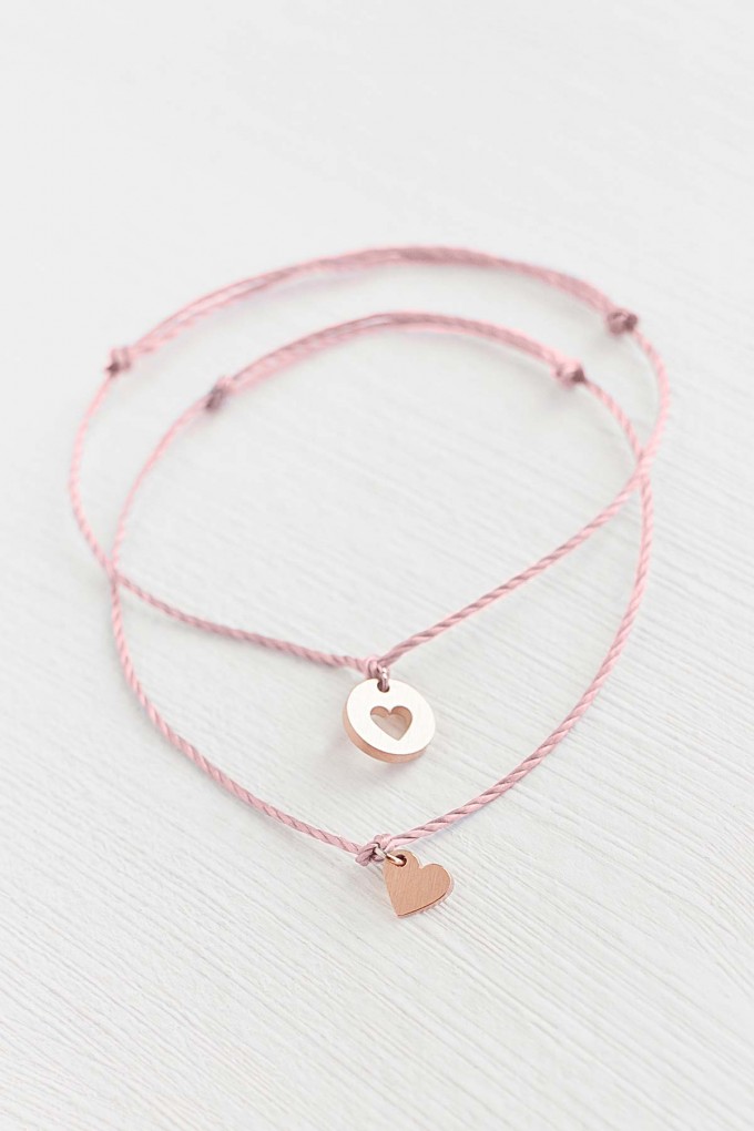 Oh Bracelet Berlin - 2er-Set: Armband »Mutter & Tochter für immer« Farbe Rosé-gold Oh Bracelet Berlin - 2er-Set: Armband »Mutter & Tochter für immer« Farbe Rosé-gold
