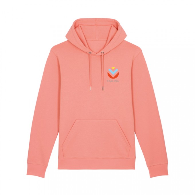 MULINU | UNISEX HOODIE Bio Sunset Orange MULINU | UNISEX HOODIE Bio Sunset Orange