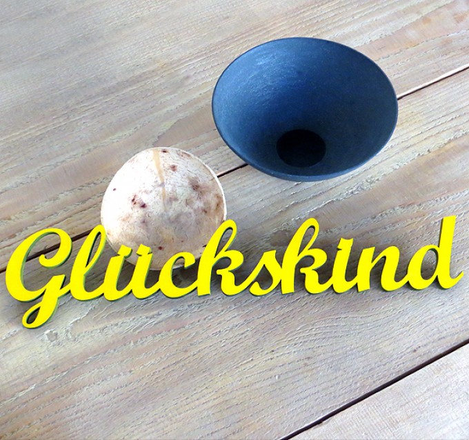 NOGALLERY Glückskind - Deko Schriftzug Holz NOGALLERY Glückskind - Deko Schriftzug Holz