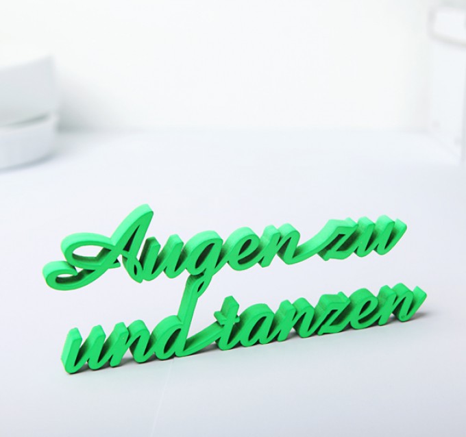 NOGALLERY Augen zu und tanzen - Deko Schriftzug Holz NOGALLERY Augen zu und tanzen - Deko Schriftzug Holz