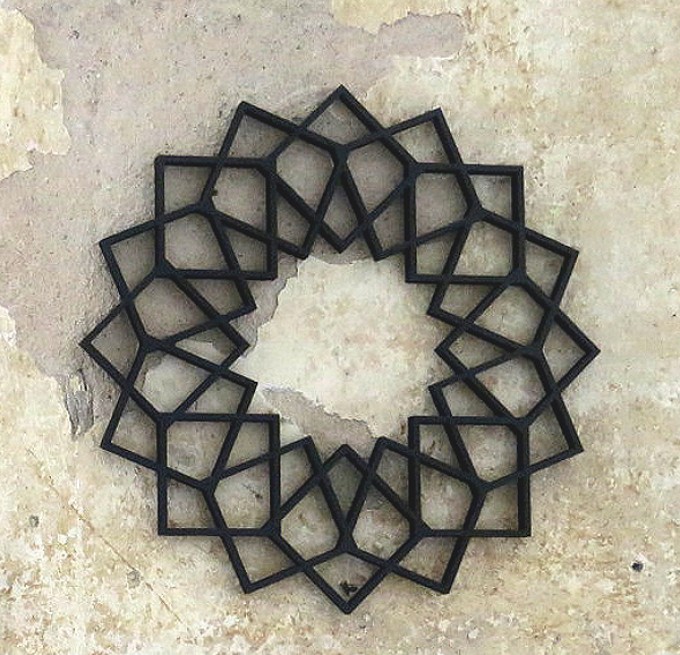 NOGALLERY Blume Holz Motiv Deko NOGALLERY Blume Holz Motiv Deko