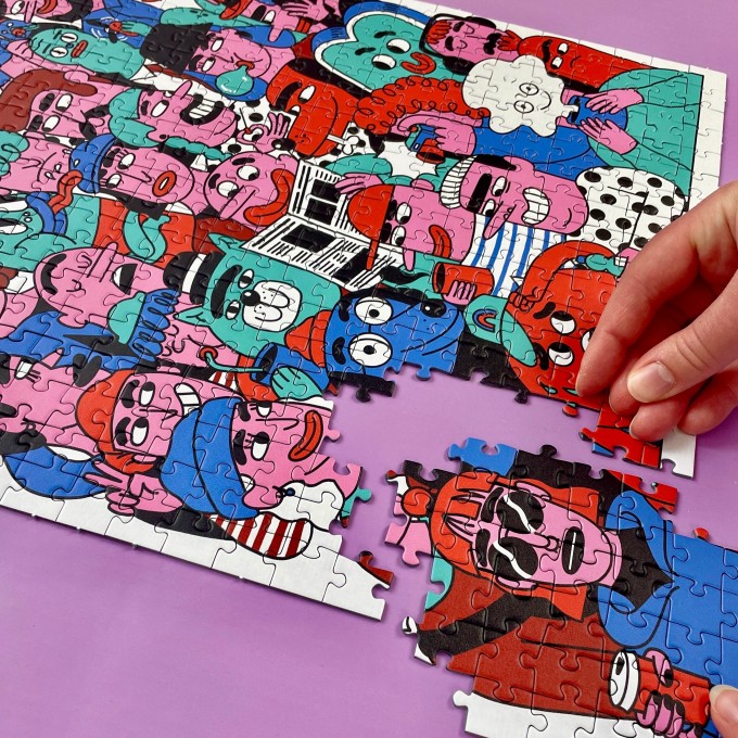 Das Puzzle Kollektiv - Puzzle "NINE AM" 500 Teile