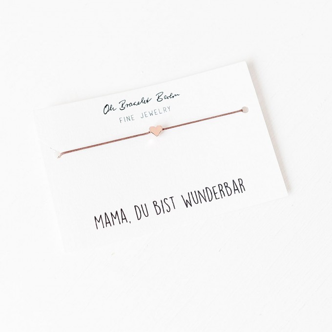 Oh Bracelet Berlin – Nylonarmband "Mama du bist wunderbar" Oh Bracelet Berlin – Nylonarmband "Mama du bist wunderbar"