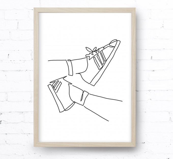 Kruth Design POSTER / ONELINE SNEAKER Kruth Design POSTER / ONELINE SNEAKER