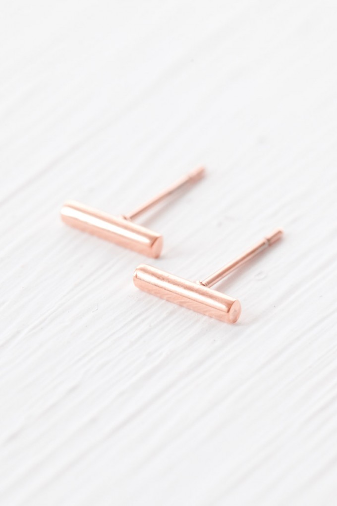 Oh Bracelet Berlin – Stab Ohrstecker handgefertigt aus Edelstahl inkl Box Oh Bracelet Berlin – Stab Ohrstecker handgefertigt aus Edelstahl inkl Box