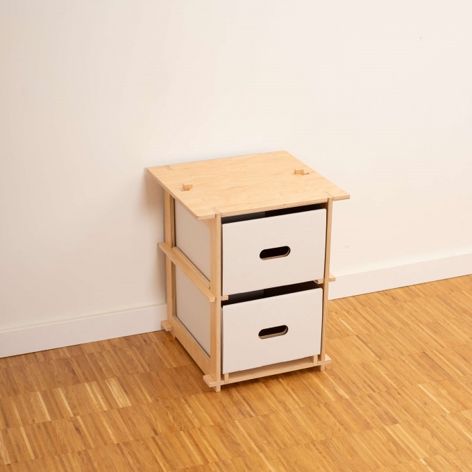 16boxes – Onebytwo (1x2) – Hocker/Nachttisch 16boxes – Onebytwo (1x2) – Hocker/Nachttisch