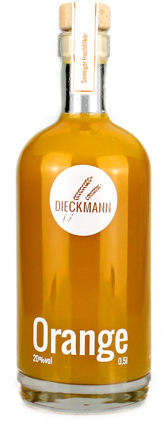 Weizenbrennerei & Likörmanufaktur Dieckmann Orange - Fruchtlikör LIKÖR 20%vol., 0,5l Weizenbrennerei & Likörmanufaktur Dieckmann Orange - Fruchtlikör LIKÖR 20%vol., 0,5l