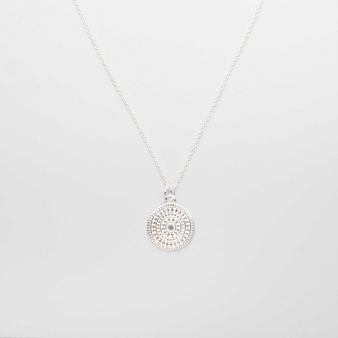 fejn jewelry - Ornament Necklace Silber