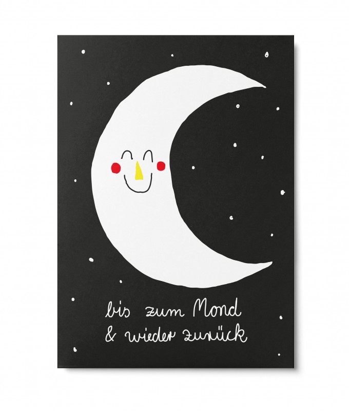 UNTER PINIEN – La Lune – Postkarte