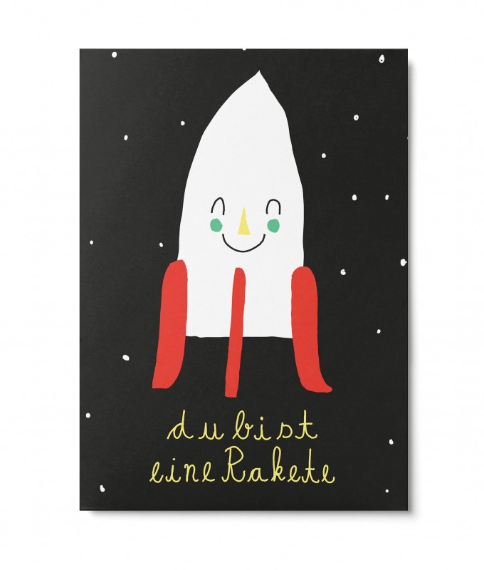 UNTER PINIEN – Rakete – Postkarte