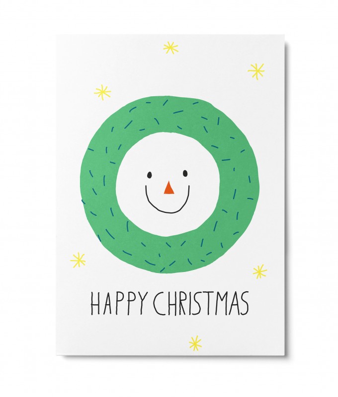 UNTER PINIEN – happy christmas – Postkarte UNTER PINIEN – happy christmas – Postkarte