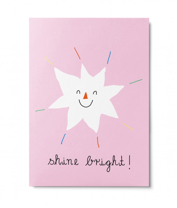 UNTER PINIEN – shine bright – Postkarte UNTER PINIEN – shine bright – Postkarte