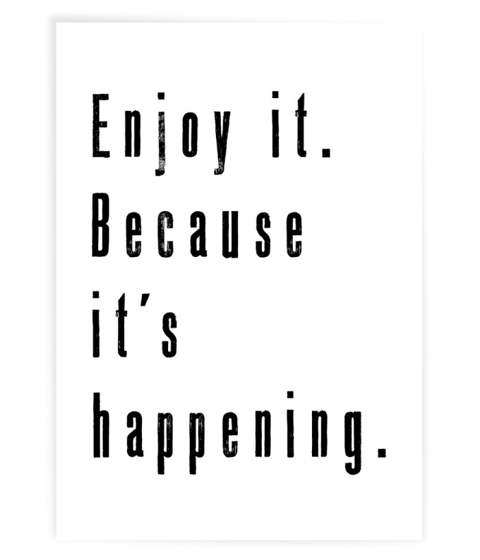 PETERSEN Poster "Enjoy it" (A3) PETERSEN Poster "Enjoy it" (A3)