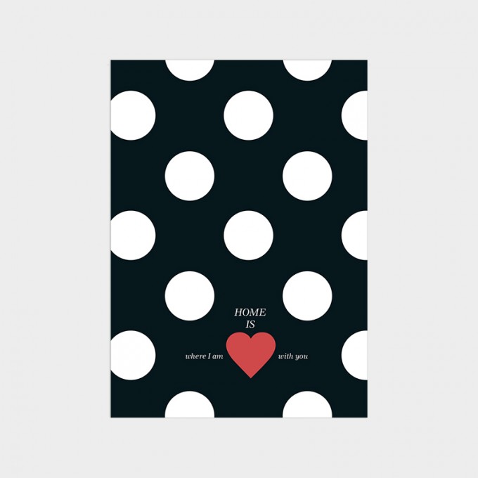 HOOK&EYE Postkarte 'Home' 3er-Set HOOK&EYE Postkarte 'Home' 3er-Set