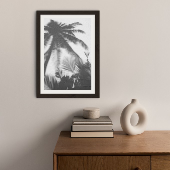 nahili ARTPRINT/POSTER "palms on the BEACH" Wolken Fotografie (DIN A1/A3 & 50x70cm)