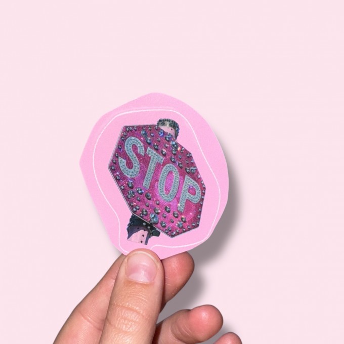 GLITTER STOP Vinyl Sticker - The Propcorner GLITTER STOP Vinyl Sticker - The Propcorner