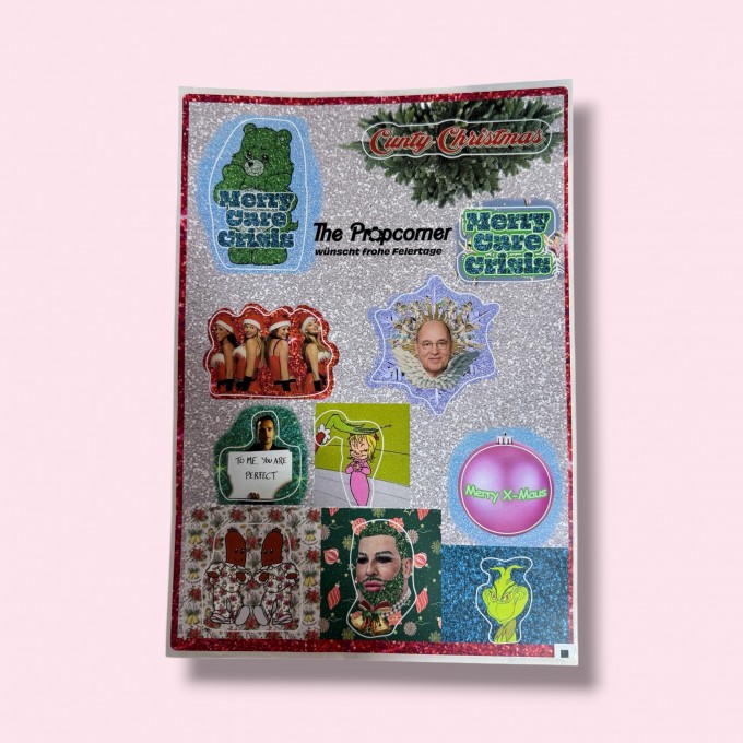 iconic CHRISTMAS  STICKERBOGEN - The Propcorner
